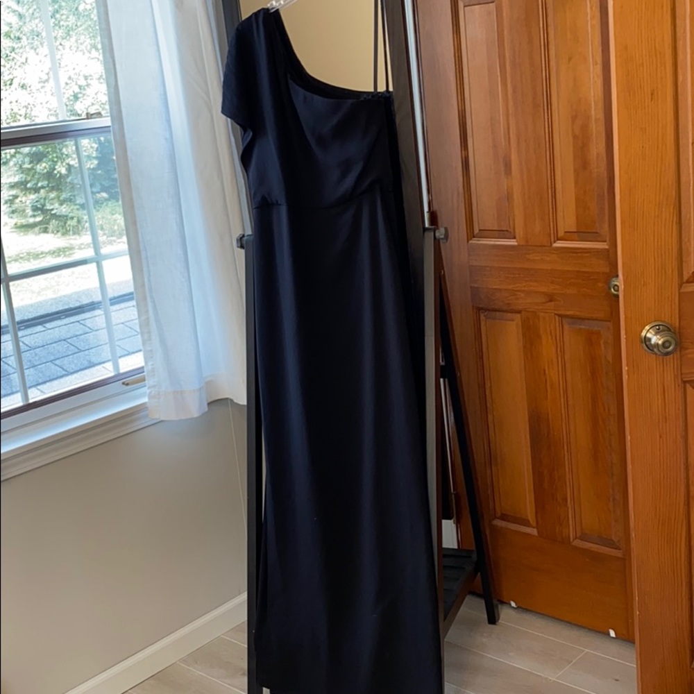 BCBGmaxazria long one shoulder long dress